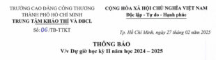 Thông báo dự giờ HK2 năm học 2024 – 2025